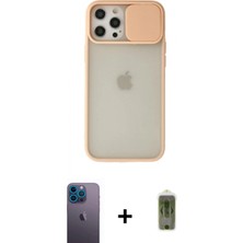Marsilyan™- iPhone 12 Pro Max Kılıf Vadi Çizgi - Siyah Joko Magic 5d Hayalet Cam + Neon Fosforlu Kamera Lens - Mı