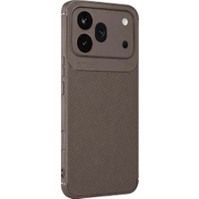 Halkhouse Honor 600 Pro Kılıf Kamera Korumalı Karbon Görünümlü Silikon Negro Kapak