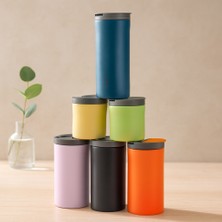 TKÇ 400 ml Uzun Termos Bardak - Paslanmaz Çelik Kaydırmaz Taban