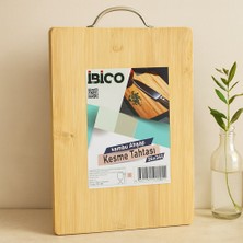 TKÇ Bambu Kesme Panosu 24X34X1.7 cm - Metal Kulplu