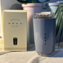 NEVVALİFE Nevva Smeg Modeli Kahve Kupası Taşınabilir Isı Yalıtımlı Bardak Termos, Su Şişesi Seyahat Paslanmaz Çelik Araba Vakumlu Termos Kettle