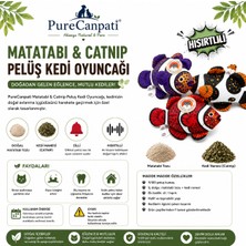 PureCanpati Matatabi & Catnip Zilli ve Hışırtılı Peluş Kedi Oyuncağı 1 Adet