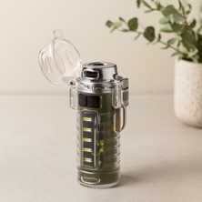 TKÇ Çakmaklı USB Şarjlı 5-In-1 LED Cob El Feneri (Su Geçirmez, Kilitli)