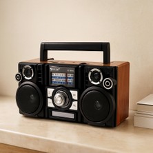 TKÇ Güneş Enerjili Bluetooth Şarjlı Taşınabilir Hoparlör (Fm / Mp3 / USB / Tf)