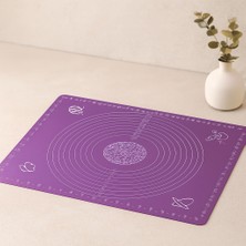 Akıllı Bayi Dikdörtgen Silikon Hamur Matı 40X50 cm Ölçekli Aby