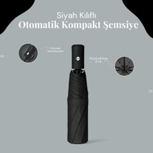 Uravas Store Siyah Kılıflı Otomatik Kompakt Şemsiye