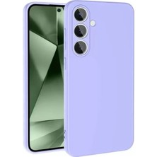 Sylar Samsung Galaxy S24 Fe Kılıf Nano Içi Kadife Silikon - Lila