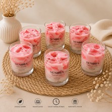 Senora Design Çilek Kokulu Çilekli Latte Mum