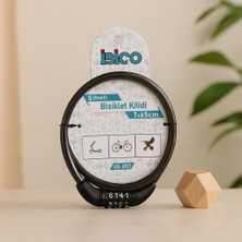 Ulora Şifreli Çelik Tel Bisiklet Kilidi 7mm x 65CM