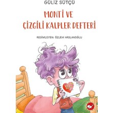 Uravas Store Monti ve Çizgili Kalpler Defteri