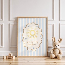 Luxor Pixels (Çerçevesiz) You Are My Sunshine Çocuk Odası Poster
