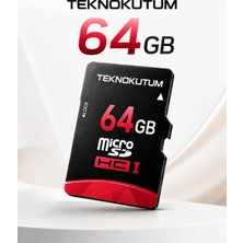 Tekno Kutum TEKNOKUTUM 64 GB Mini SD Hafıza Kartı Adaptör Dahil