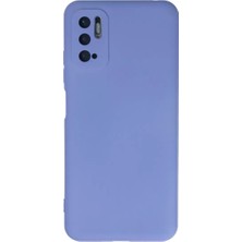 Sylar Redmi Note 10 5g Kılıf Nano Içi Kadife Silikon - Lila
