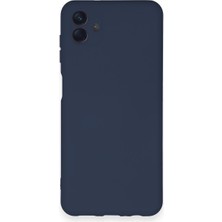 Sylar Samsung Galaxy A04 Kılıf Nano Içi Kadife Silikon - Lacivert