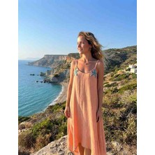 Park Moda Askili Ithal Keten Elbise