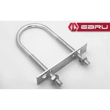Armüz U Civata, Karşılık Demiri + Somunlu - M6X30 - 25 Set
