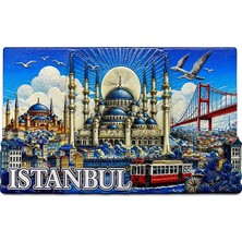 Aydogan's Ayd Istanbul Temalı Silikon Buzdolapı Süsü Magnet ALK5379