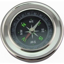 Uravas Store Yuvarlak Metal Kasa Dayanıklı Pusula 80MM