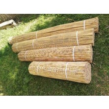 Polynaturel Sarı Kamış Hasır Bambu Çit 1m x 5m Plastik 100 x 500