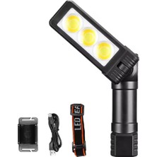 Uravas Store Şarjlı Mıknatıslı Çalışma Lambası | Kafa Işığı &amp; LED Aydınlatma WT-706