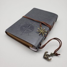 Uravas Store Deri Defter Gri