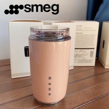NEVVALİFE Nevva Smeg Modeli Kahve Kupası Taşınabilir Isı Yalıtımlı Bardak Termos, Su Şişesi Seyahat Paslanmaz Çelik Araba Vakumlu Termos Kettle