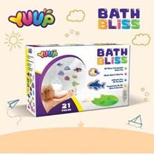 Empressco Çocuklar Için Renkli ve Eğlenceli 21 Parça Banyo Seti