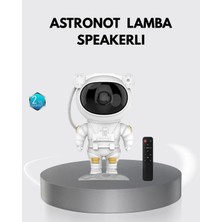Armüz Astronot Şekilli Galaxy Projeksiyon Lambası Nebula Efektli Dekoratif Lamba