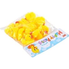 Empressco Mini Ördek Vinil Set Sesli Banyo ve Havuz Oyuncakları 12'li