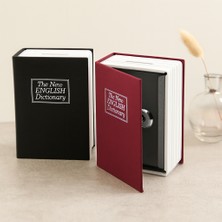 Akıllı Bayi Kitap Modeli Kilitli Kasa 180X115X55 mm - Gizli Kumbara