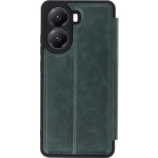 Karahanbey X7 Pro Kılıf Flip Cover - Koyu Yeşil