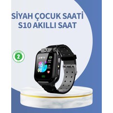 Armüz S10 Siyah Akıllı Çocuk Saati Anlık Konum Takibi ve Rota Geçmişi
