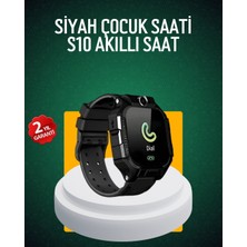 Armüz S10 Siyah Çocuk Takip Saati Güvenli Alan Uyarısı ve Sesli Mesaj
