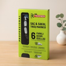 Motto Ticaret USB Şarjlı Saç ve Sakal Tıraş Makinesi 6 Farklı Kesim