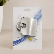 Motto Ticaret Vidalı Metal Wc Kağıtlık Geniş Kapaklı