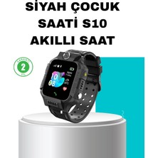 Armüz S10 Siyah Akıllı Çocuk Saati Konum Takip ve Güvenlik Özellikli