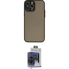 Marsilyan™- iPhone 15 Pro Max Kılıf Ahenk Çizgi Serisi - Siyah Vanessa Magic Cam