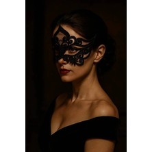 bebekokusu Dantel Maskeli Balo Maskesi V3300