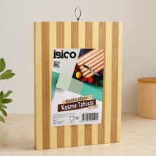 Gees Global Bambu Kesme Tahtası 22X32X1.3 cm Metal Kulplu