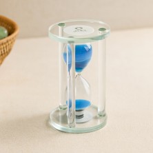 Gees Global 5 Dakika Cam Kum Saati - Küçük Standlı (Çap 5.8 Cm, Yükseklik 9.8 Cm)