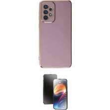 Marsilyan™- Galaxy A73 5g Kılıf Yankı Serisi - Siyah 3D Antistatik Mat Seramik Nano Ekran Koruyucu