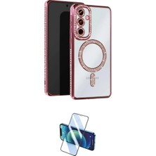 Marsilyan™- Galaxy A26 Kılıf Zirve Doku Prime - Siyah 3D Antistatik Cam Ekran Koruyucu