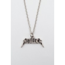 IDR Metallica Gümüş Kaplama Düz Zincir Kolye