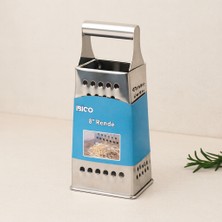 Sepetopia 8 Inç Çelik Metal Saplı Rende