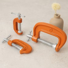 Sepetopia Mini Mengene Seti 3'lü (25-50-75 Mm) Karbon Çelik