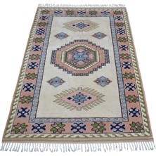 Kilim Antik El Dokuma Niğde Kars Yörük Yün Halı 1605 - Vintage - Çok Renkli