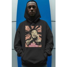Sevbano Sex Pistols Rock Metal Müzik Grubu Ön Baskılı Unisex Oversize Premium Hoodie