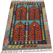 Kilim Antik El Dokuma Kemaliye Horasan Türkmenleri Yün Kilim 1651 - Yeni - Çok Renkli