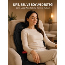 Arenes Ev Ofis Araç Uyumlu Isıtmalı Tam Vücut Masaj Minderi - Lisinya