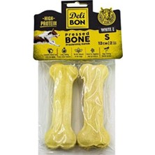 Empressco Delibon Gerçek Deriden Pres Kemik 2X12CM, Sağlıklı ve Dayanıklı Çift Paket